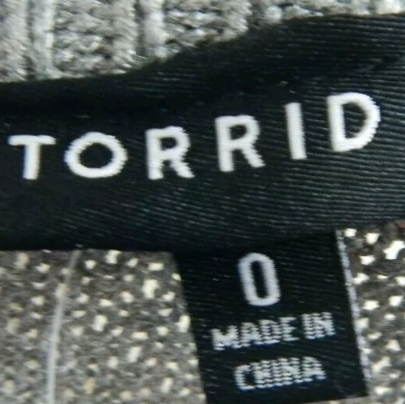 Torrid Heathered Gray Striped Sweater Dress - Picture 4 of 6